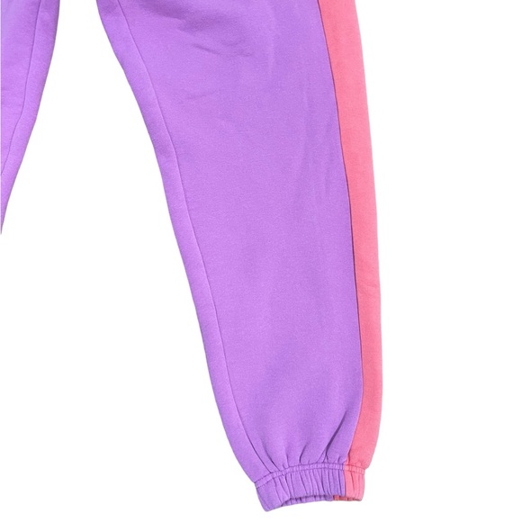 ⚡️SOLD⚡️UGG Jayleen Color Blocked Sweatpant Purple Brushed Fleece Cotton Pant - Picture 10 of 14